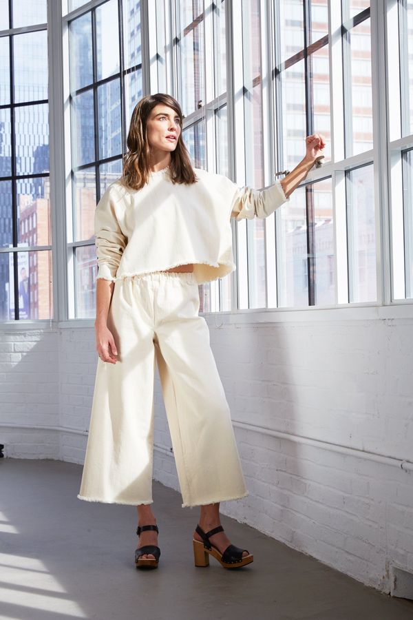 Ashley Rowe Long Pant - Natural Ashley Rowe Long Pant - Natural
