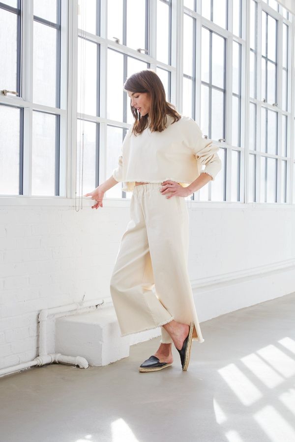 Ashley Rowe Long Pant - Natural Ashley Rowe Long Pant - Natural