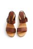 Lisa B. double strap leather clogs - tan - Thumbnail 6