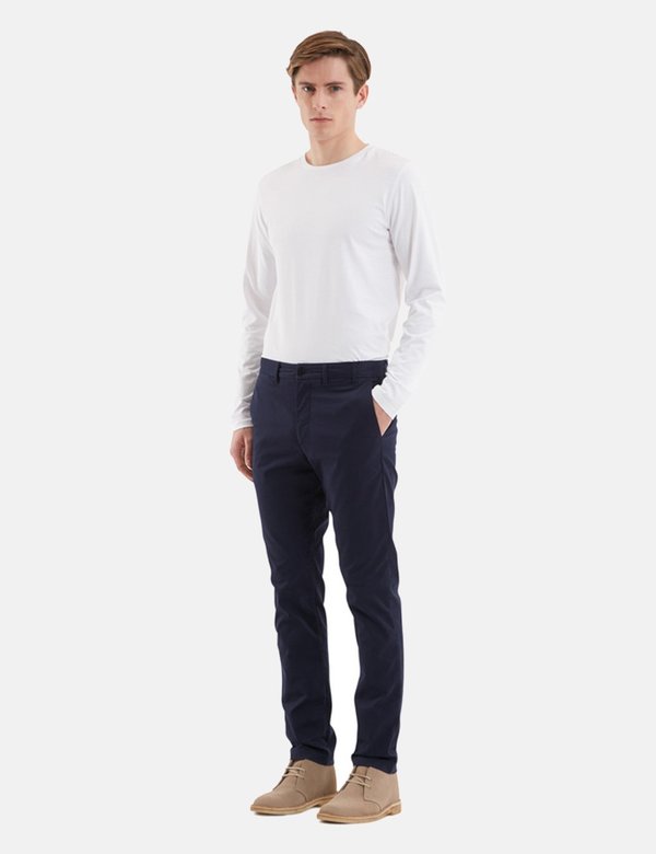 Norse Projects Aros Light Stretch Slim Chino - Dark Navy Blue Norse Projects Aros Light Stretch Slim Chino - Dark Navy Blue
