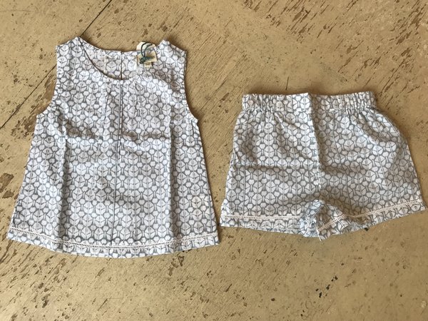 KIDS Mia & Finn girls pjs - blockprint KIDS Mia & Finn girls pjs - blockprint