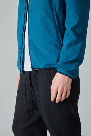 Herno Plaster Hooded Jacket - Teal Herno Plaster Hooded Jacket - Teal