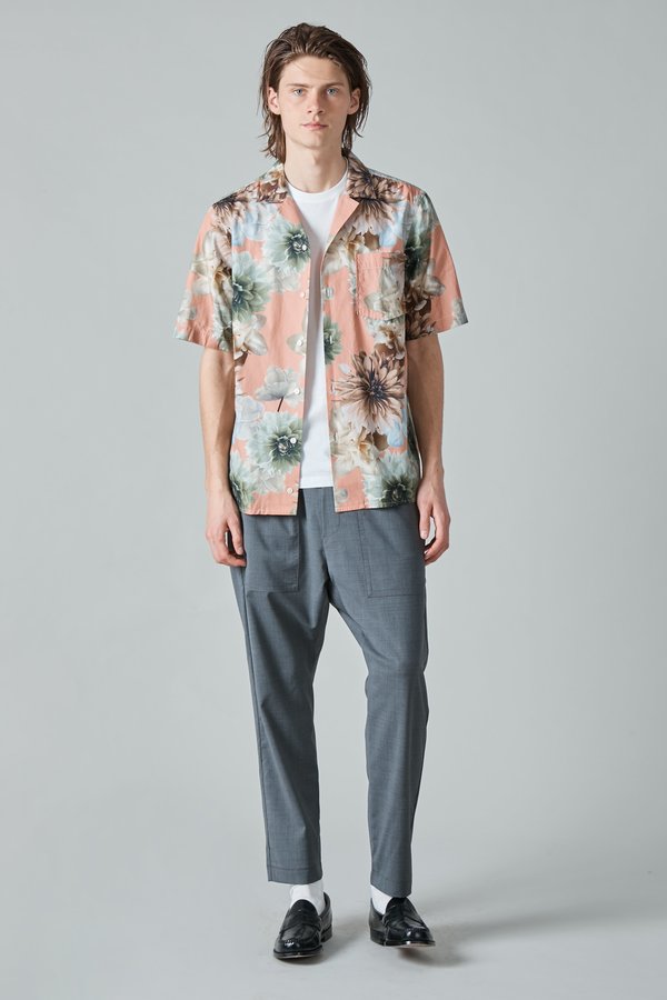 Presidents Poplin Rangi Shirt - Rose/Flower Print Presidents Poplin Rangi Shirt - Rose/Flower Print