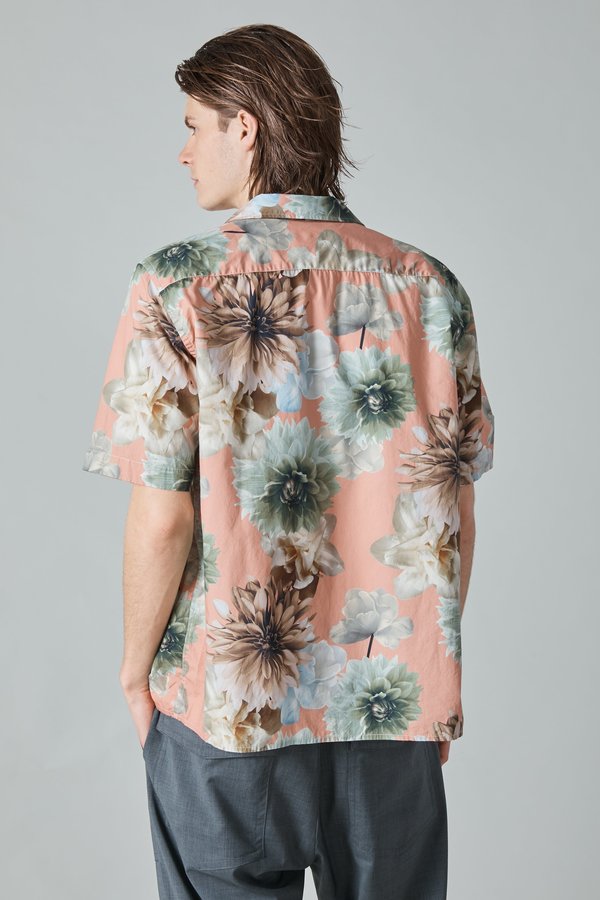 Presidents Poplin Rangi Shirt - Rose/Flower Print Presidents Poplin Rangi Shirt - Rose/Flower Print