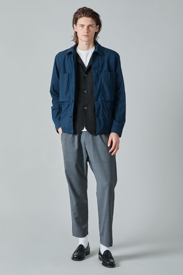Presidents Poplin Nylon Cruiser Overshirt - Navy Presidents Poplin Nylon Cruiser Overshirt - Navy
