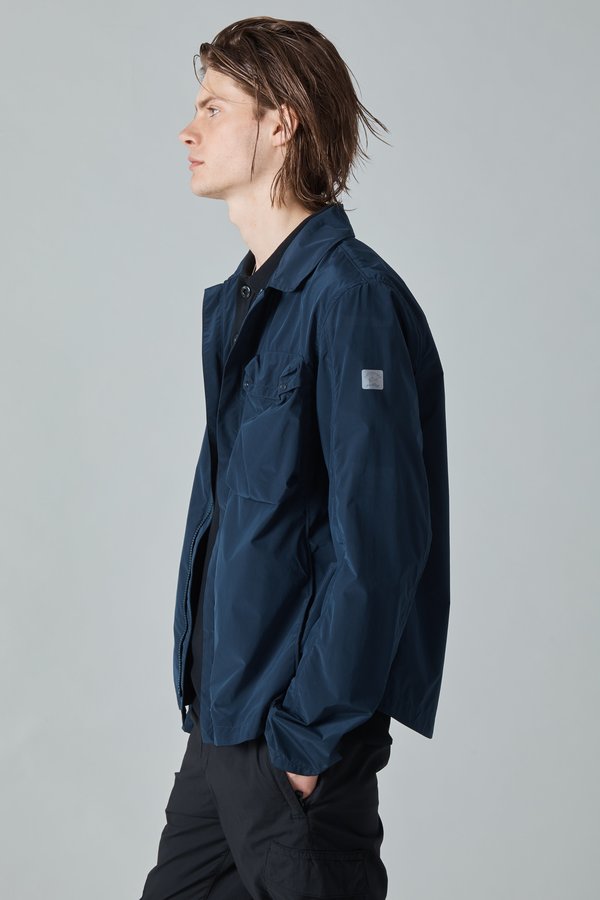 Paul & Shark Tech Nylon Taffeta Overshirt - Navy Paul & Shark Tech Nylon Taffeta Overshirt - Navy
