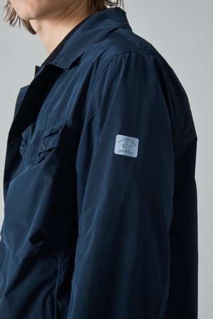 Paul & Shark Tech Nylon Taffeta Overshirt - Navy Paul & Shark Tech Nylon Taffeta Overshirt - Navy
