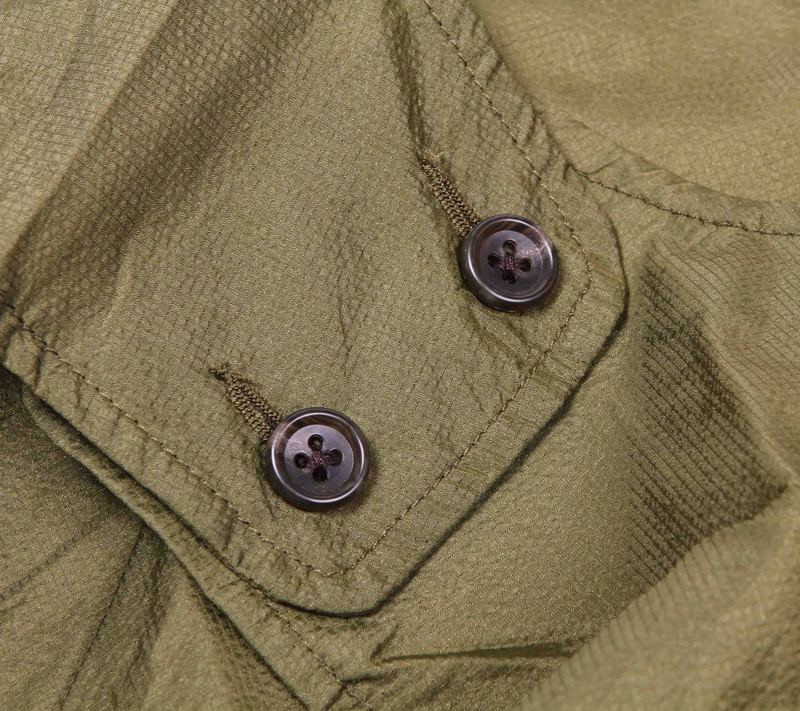 Engineered Garments Nylon Micro Ripstop Cover Vest - Olive