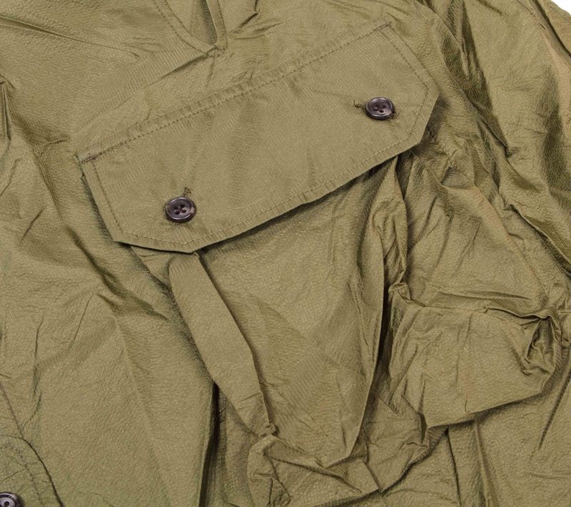 Engineered Garments Nylon Micro Ripstop Cover Vest - Olive