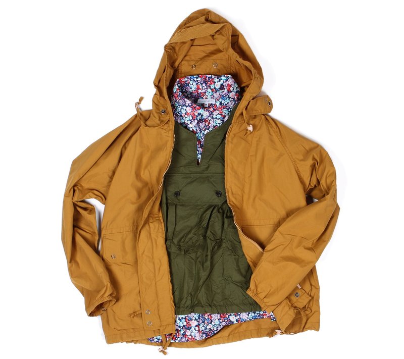Engineered Garments Nylon Micro Ripstop Cover Vest - Olive