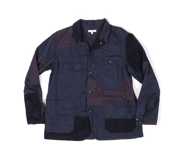 Engineered Garments 6.5oz Flat Twill Logger Jacket - Navy | Garmentory