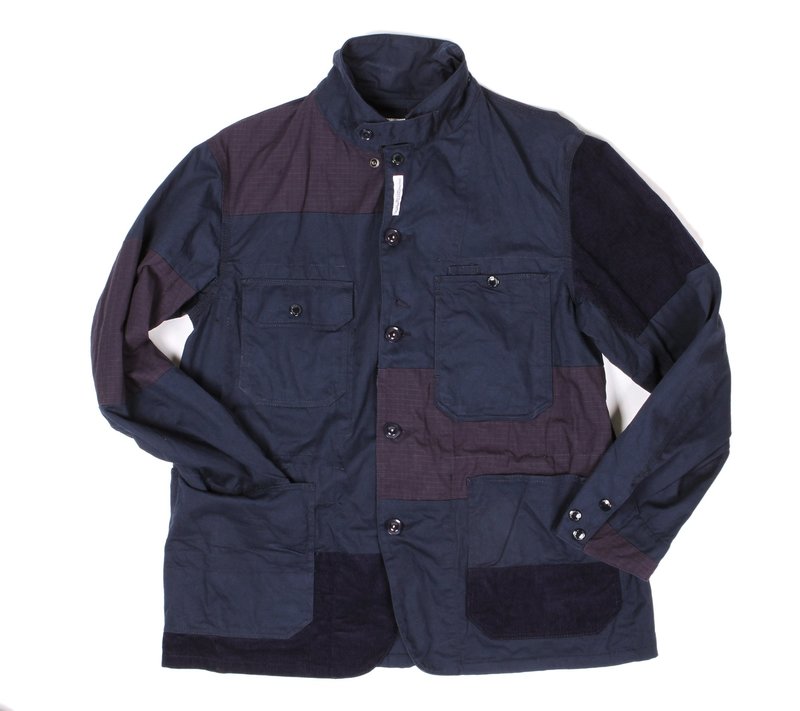 Engineered Garments 6.5oz Flat Twill Logger Jacket - Navy | Garmentory