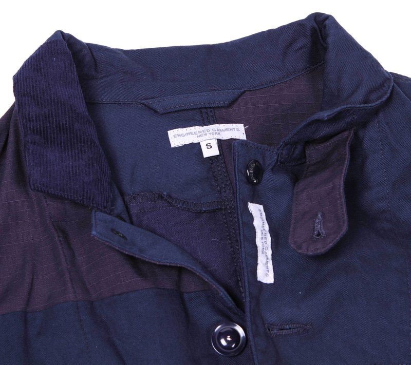 Engineered Garments 6.5oz Flat Twill Logger Jacket - Navy | Garmentory
