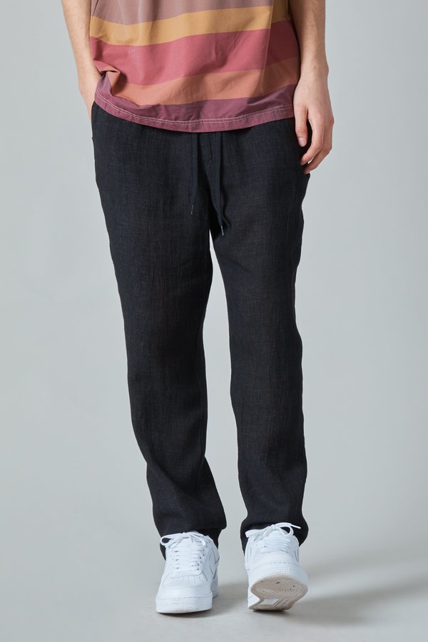 Barena Cosma Datolo Linen Easy Pants - Nero Barena Cosma Datolo Linen Easy Pants - Nero