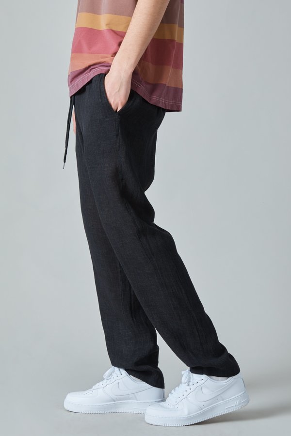 Barena Cosma Datolo Linen Easy Pants - Nero Barena Cosma Datolo Linen Easy Pants - Nero