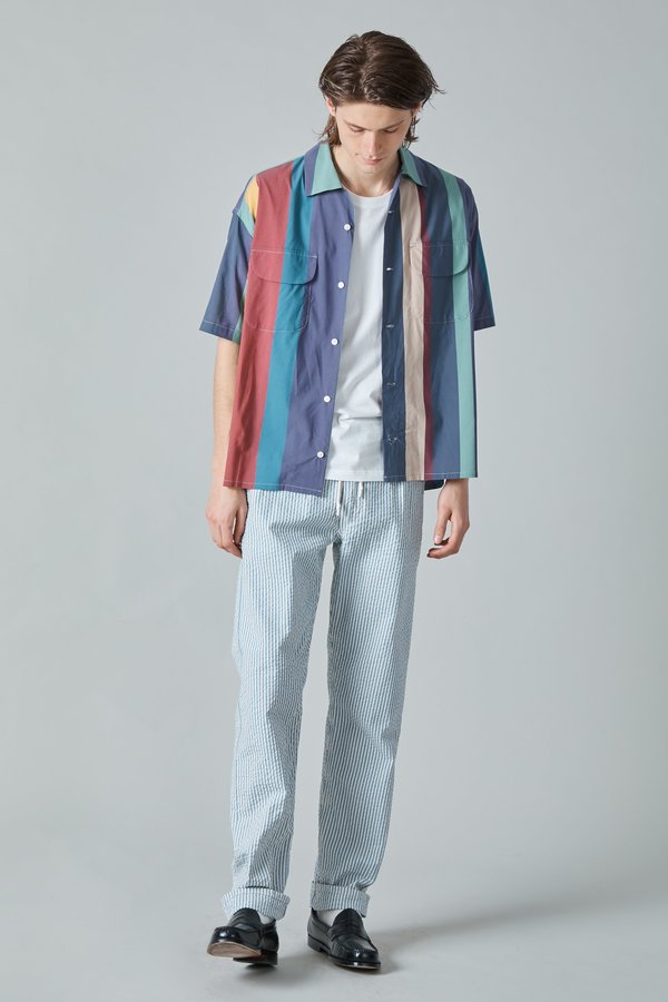 TSS Baggy Shirt - Navy/Multicolor Stripe TSS Baggy Shirt - Navy/Multicolor Stripe