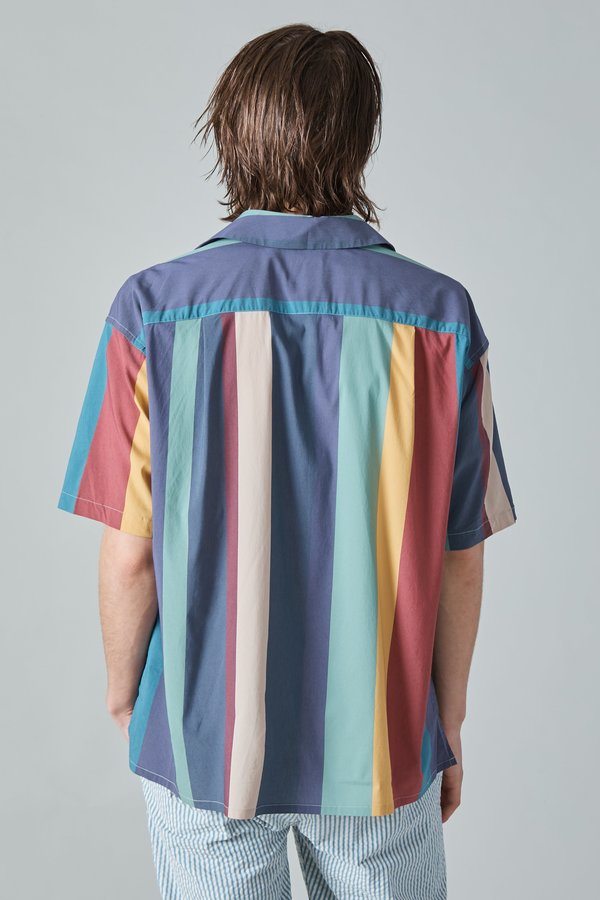 TSS Baggy Shirt - Navy/Multicolor Stripe TSS Baggy Shirt - Navy/Multicolor Stripe