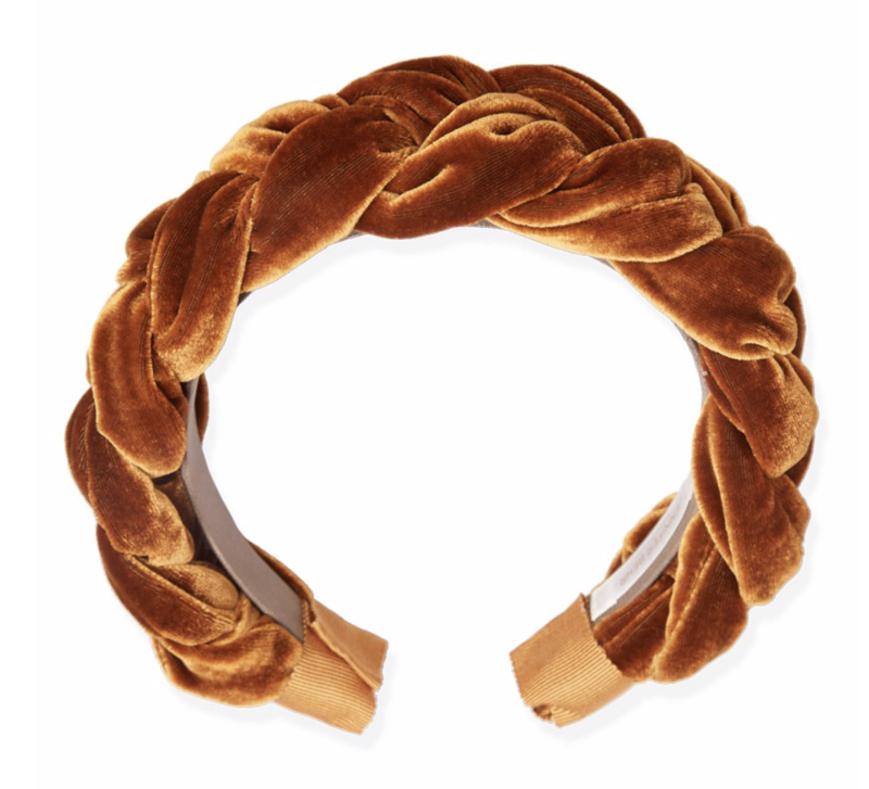 Jennifer Behr Velvet Lorelei Headband | Garmentory display picture 1