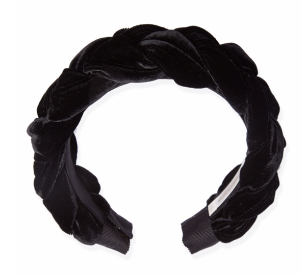 Jennifer Behr Velvet Lorelei Headband | Garmentory display picture 3