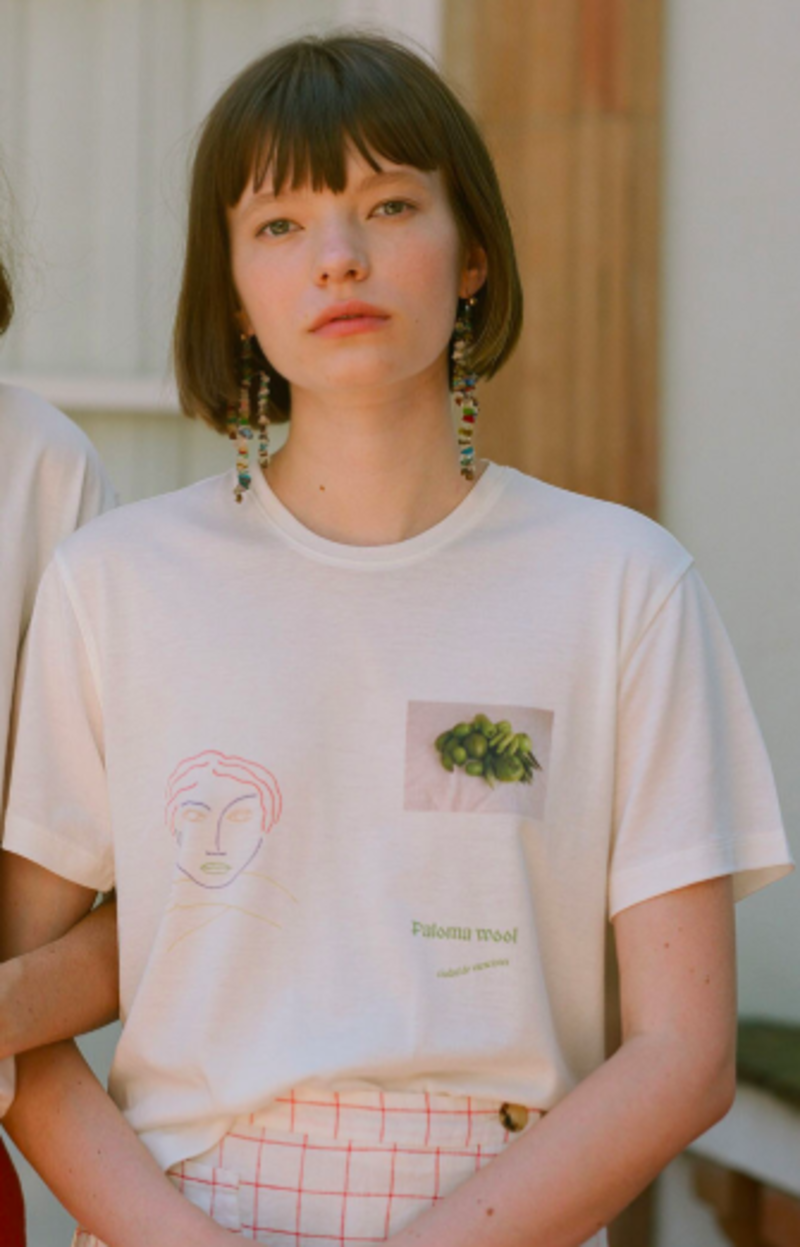Paloma Wool Souvenir Face Tee | Garmentory 