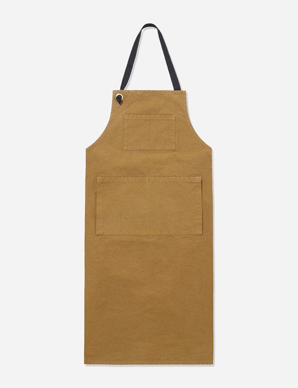 Labour and Wait Bib Apron - Brown | Garmentory