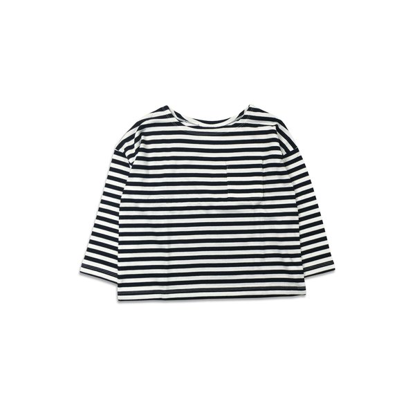 kids unisex Arch & Line School Border T-Shirt - Black/White Stripe kids unisex Arch & Line School Border T-Shirt - Black/White Stripe