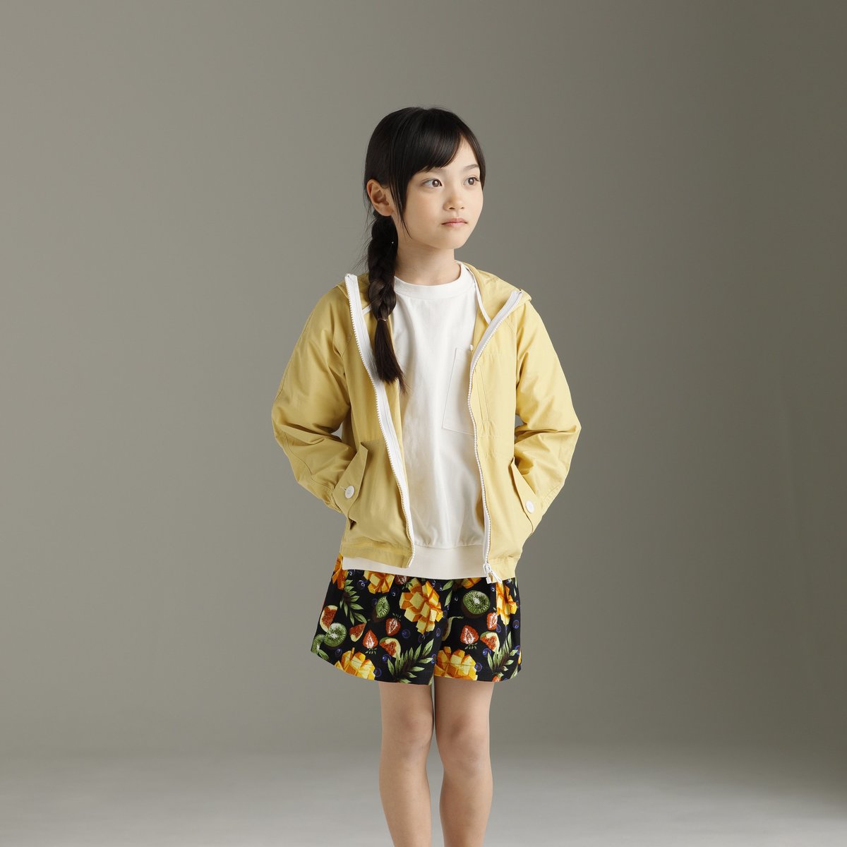 Kid's unisex Arch & Line Lightweight Parka - yellow - Image 2 of 2