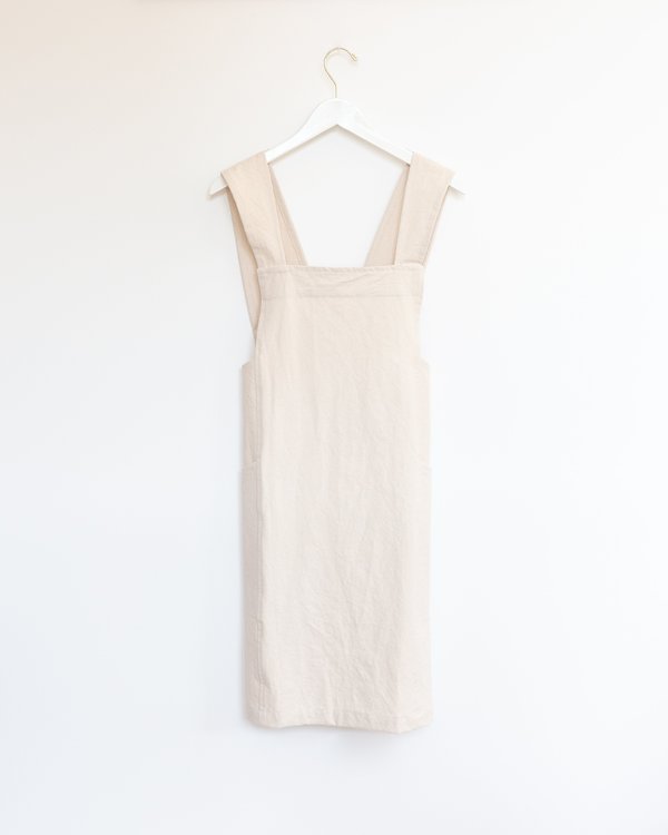 The Floral Society Canvas Workshop Apron - Cream