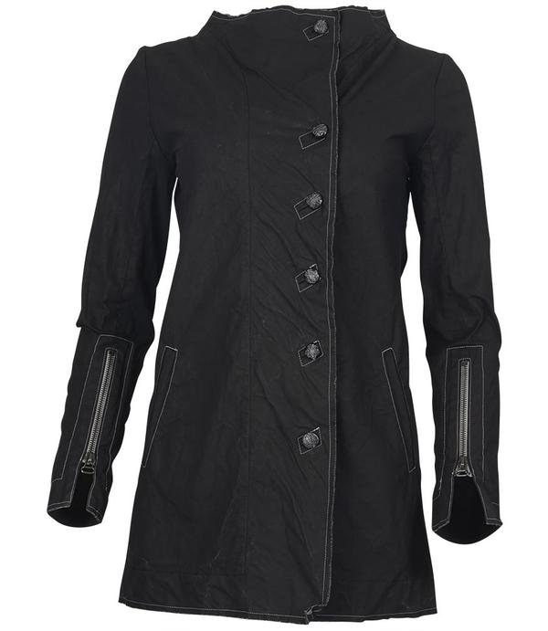 Anika Lenaskarstrom Linen Coat - Black Anika Lenaskarstrom Linen Coat - Black