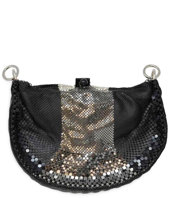 Laura B Strap Handbag - Black/Multi Laura B Strap Handbag - Black/Multi