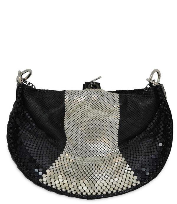 Laura B Strap Handbag - Black/Multi Laura B Strap Handbag - Black/Multi
