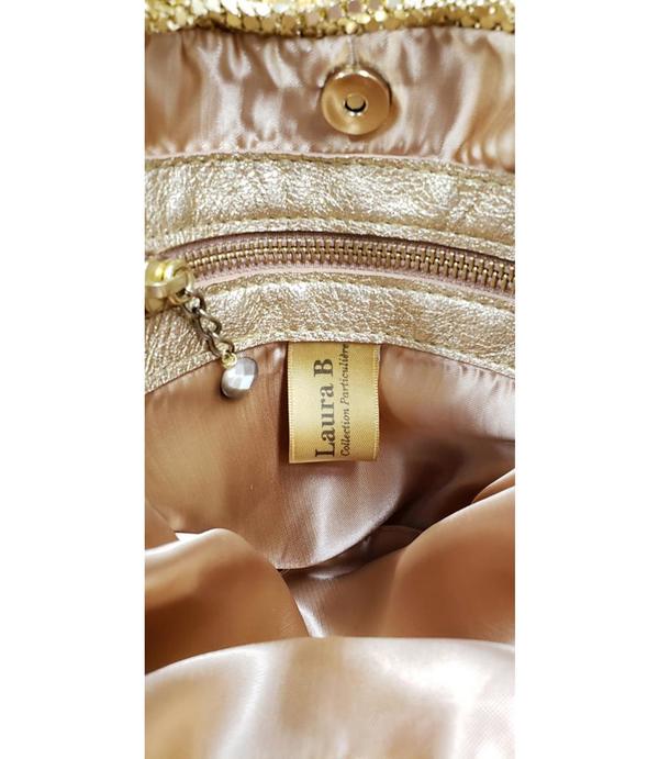 Laura B Mini Rocky Bag - Gold Laura B Mini Rocky Bag - Gold