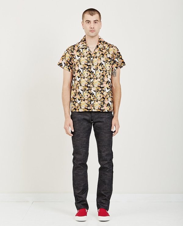 Naked & Famous ALOHA SHIRT - JAPAN TSURU FESTIVAL Naked & Famous ALOHA SHIRT - JAPAN TSURU FESTIVAL