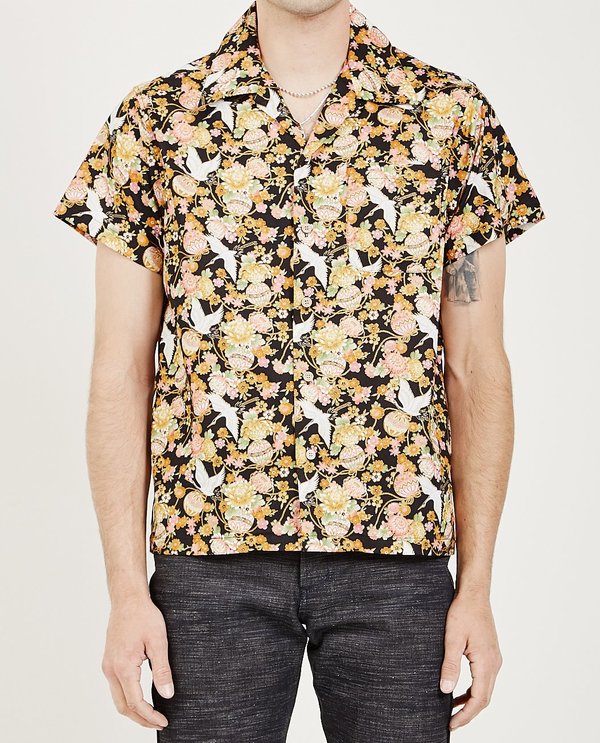 Naked & Famous ALOHA SHIRT - JAPAN TSURU FESTIVAL Naked & Famous ALOHA SHIRT - JAPAN TSURU FESTIVAL