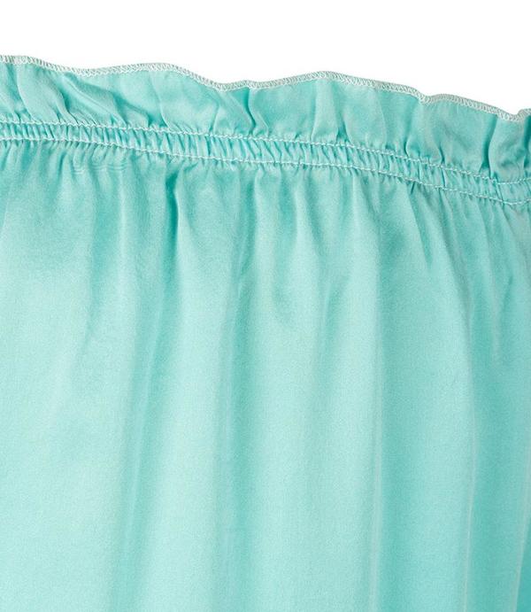 Icons Silk Trousers - Turquoise Icons Silk Trousers - Turquoise