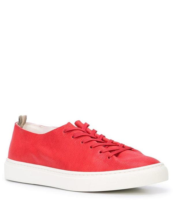 Officine Creative Leggera/100 Suede Sneakers - Coral Officine Creative Leggera/100 Suede Sneakers - Coral