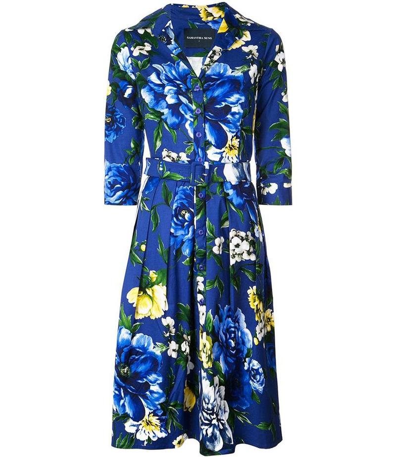ワンピース Samantha Sung Dresses Blue Samantha Sung Admiral Blue Audrey Dress #1 | Garmentory