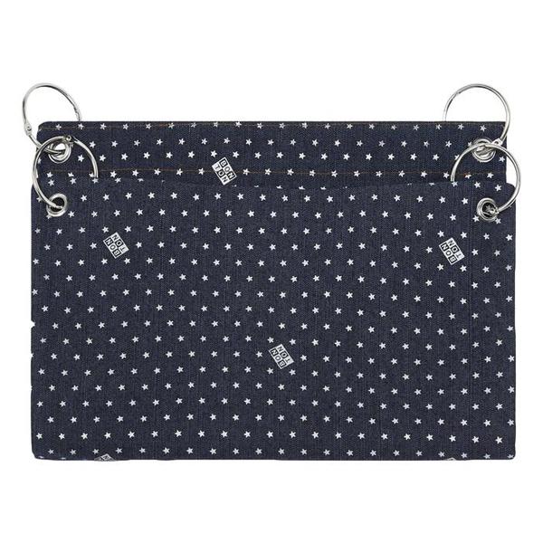 KIDS Bonton Stroller Bag - Denim Blue With Stars KIDS Bonton Stroller Bag - Denim Blue With Stars