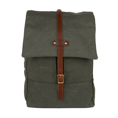 Unisex Waxed Canvas Rucksack Unisex Waxed Canvas Rucksack