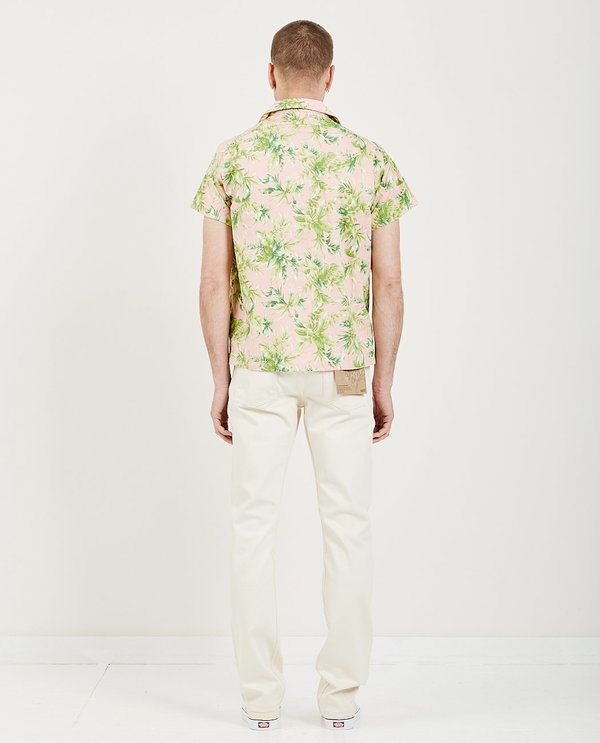 Naked & Famous ALOHA SHIRT BIG TROPICAL - PINK Naked & Famous ALOHA SHIRT BIG TROPICAL - PINK