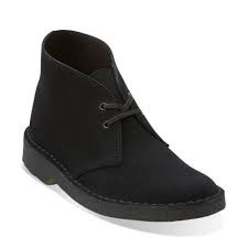 Clarks Women's Desert Boot Black Suede Clarks Women's Desert Boot Black Suede