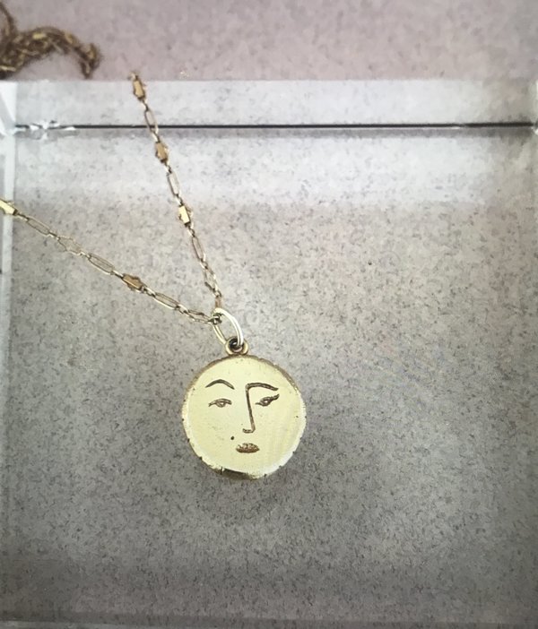 Mercurial NYC Sassy Moon Necklace - Gold Mercurial NYC Sassy Moon Necklace - Gold