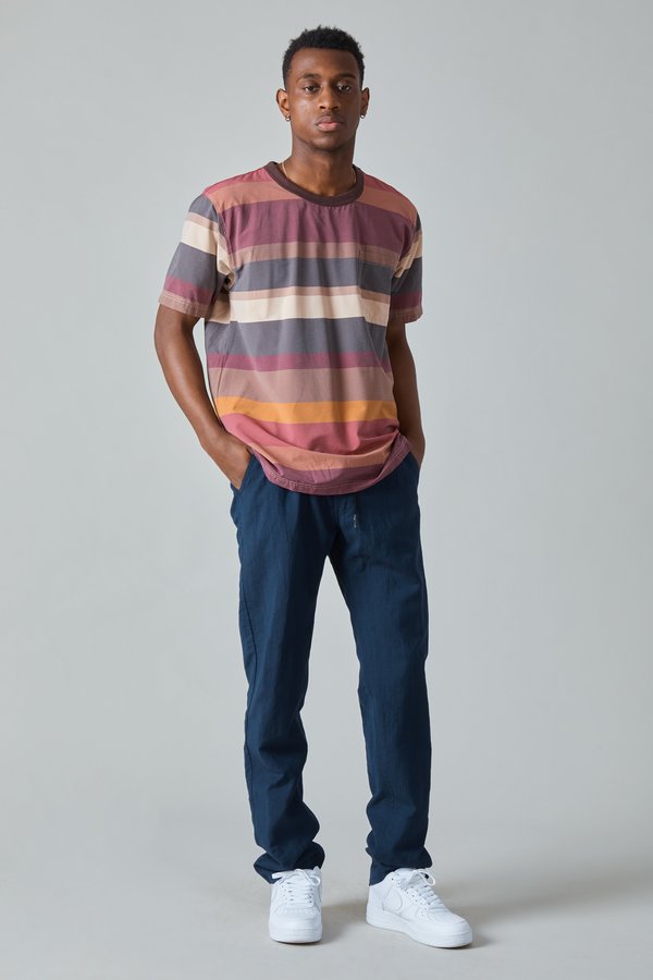 Presidents Linen Wool Tripoli Trouser - Navy Presidents Linen Wool Tripoli Trouser - Navy