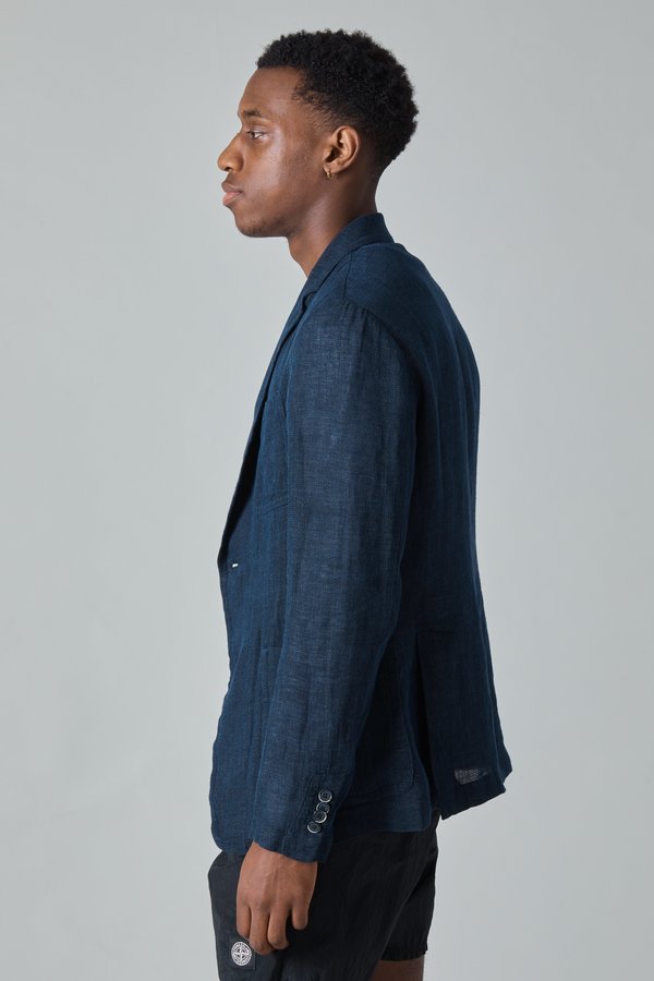 Barena Maranto Datolo Linen Blazer - Navy Barena Maranto Datolo Linen Blazer - Navy