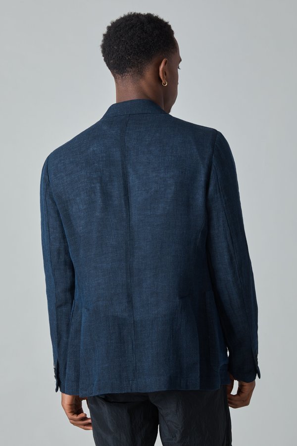 Barena Maranto Datolo Linen Blazer - Navy Barena Maranto Datolo Linen Blazer - Navy