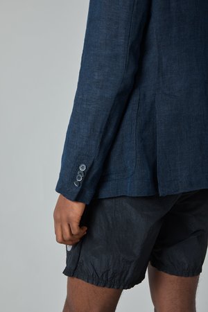 Barena Maranto Datolo Linen Blazer - Navy Barena Maranto Datolo Linen Blazer - Navy