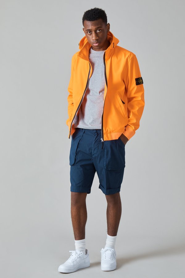 Presidents Poplin Cotton Nylon Wurkje Bermuda Shorts - Navy Presidents Poplin Cotton Nylon Wurkje Bermuda Shorts - Navy