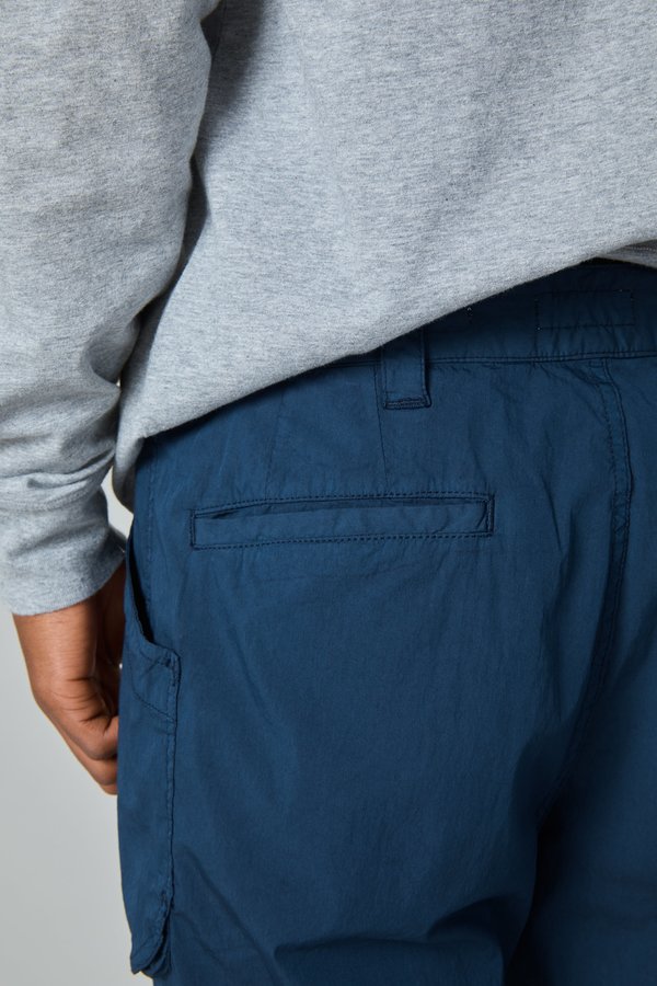 Presidents Poplin Cotton Nylon Wurkje Bermuda Shorts - Navy Presidents Poplin Cotton Nylon Wurkje Bermuda Shorts - Navy