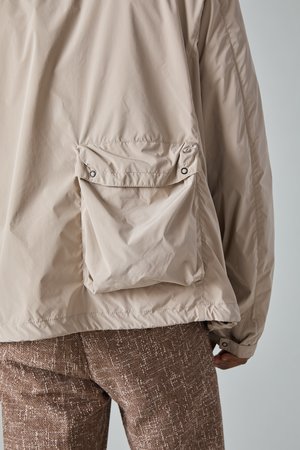 Paul & Shark Tech Nylon Taffeta Hooded Jacket - Khaki Paul & Shark Tech Nylon Taffeta Hooded Jacket - Khaki