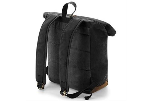 Milworks Waxed Canvas Backpack - Black Milworks Waxed Canvas Backpack - Black